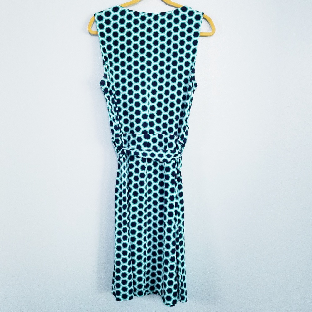 DONNA MORGAN Jade Faux Wrap Dress size 14 - Picture 3 of 5
